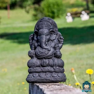 Statue Ganesh Résine Noir  La Maison de Bouddha