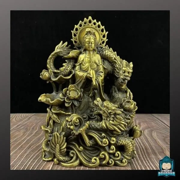 Statue de Bouddha en Laiton Guanyin