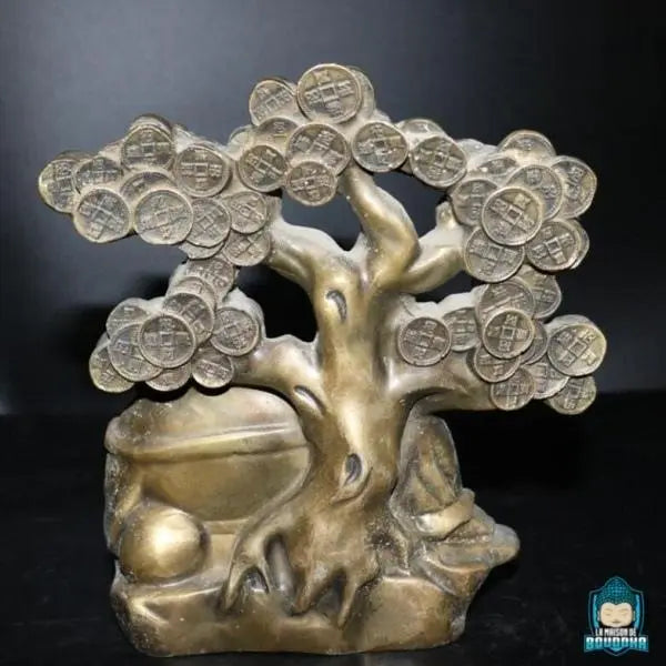 Statuette Bouddha Rieur Métal