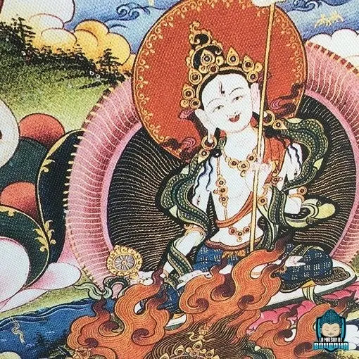 Toile Tibétaine bouddha Shakyamuni  La Maison de Bouddha