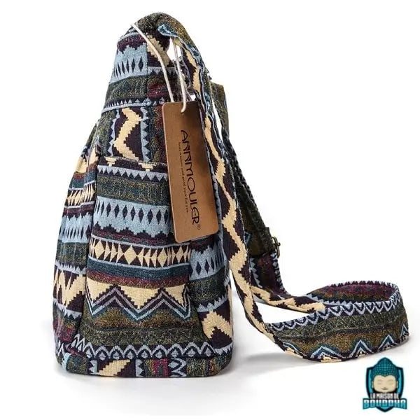 sac en coton ethnique Hobo Motif Aztèque Sacs à main La Maison de Bouddha