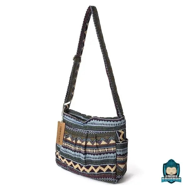 sac en coton ethnique Hobo Motif Aztèque Sacs à main La Maison de Bouddha